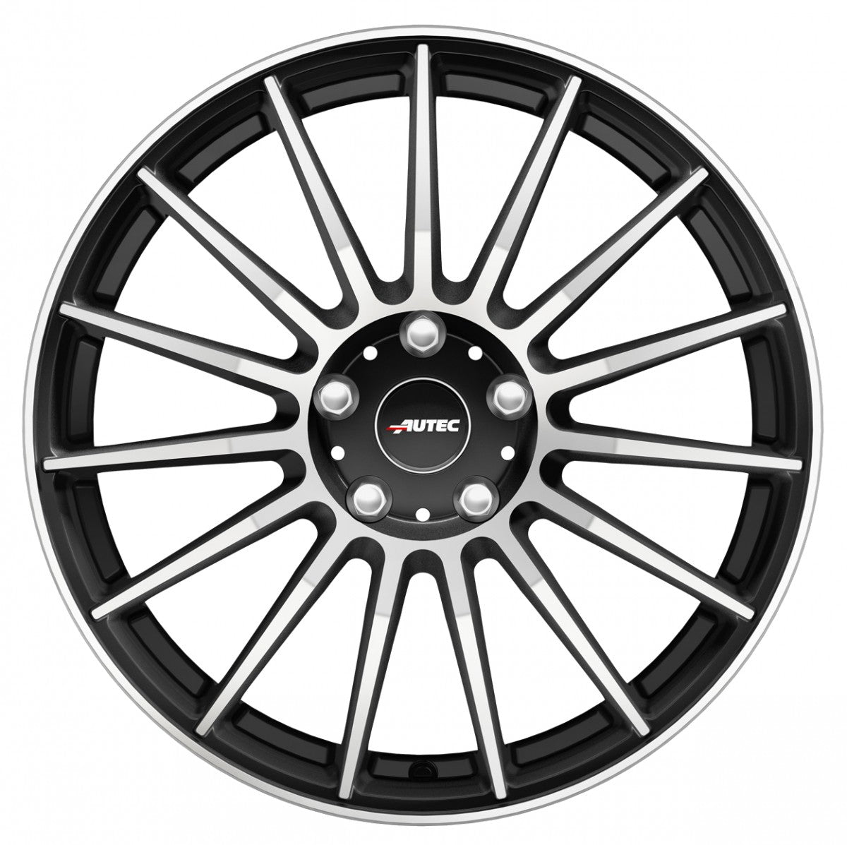 Autec Typ L - Lamera schwarz matt poliert 8x18 ET38 - LK5/114.3 ML70