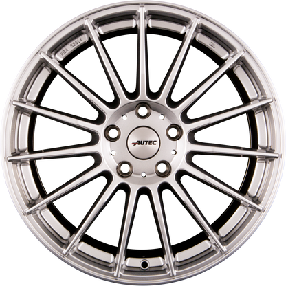 Autec Typ L - Lamera hyper silber Alufelge 8x19 Zoll ET30 LK 5x112 ML70 – Bild 3