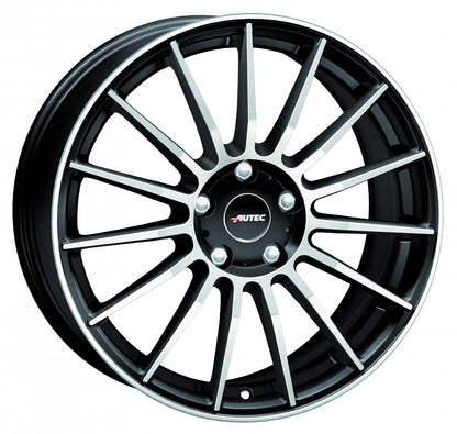 Autec Typ L - Lamera schwarz matt poliert 8x19 ET47 - LK5/112 ML70