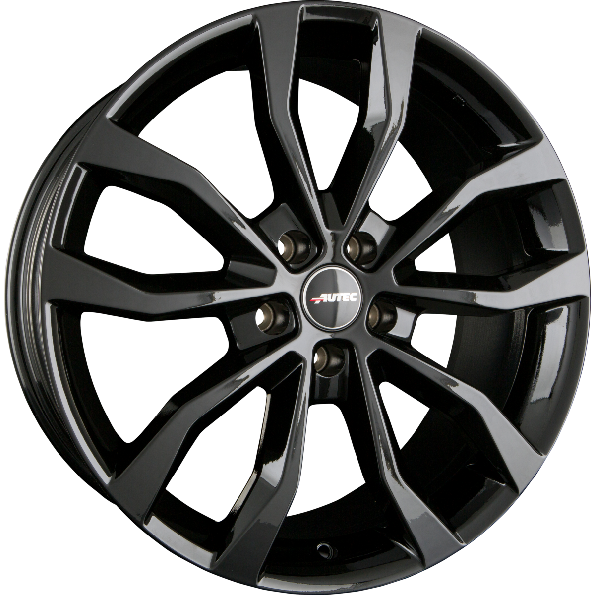 Autec Typ U - Uteca schwarz Alufelge 8x18 Zoll ET28 LK 5x112 ML66.6 – Bild 4