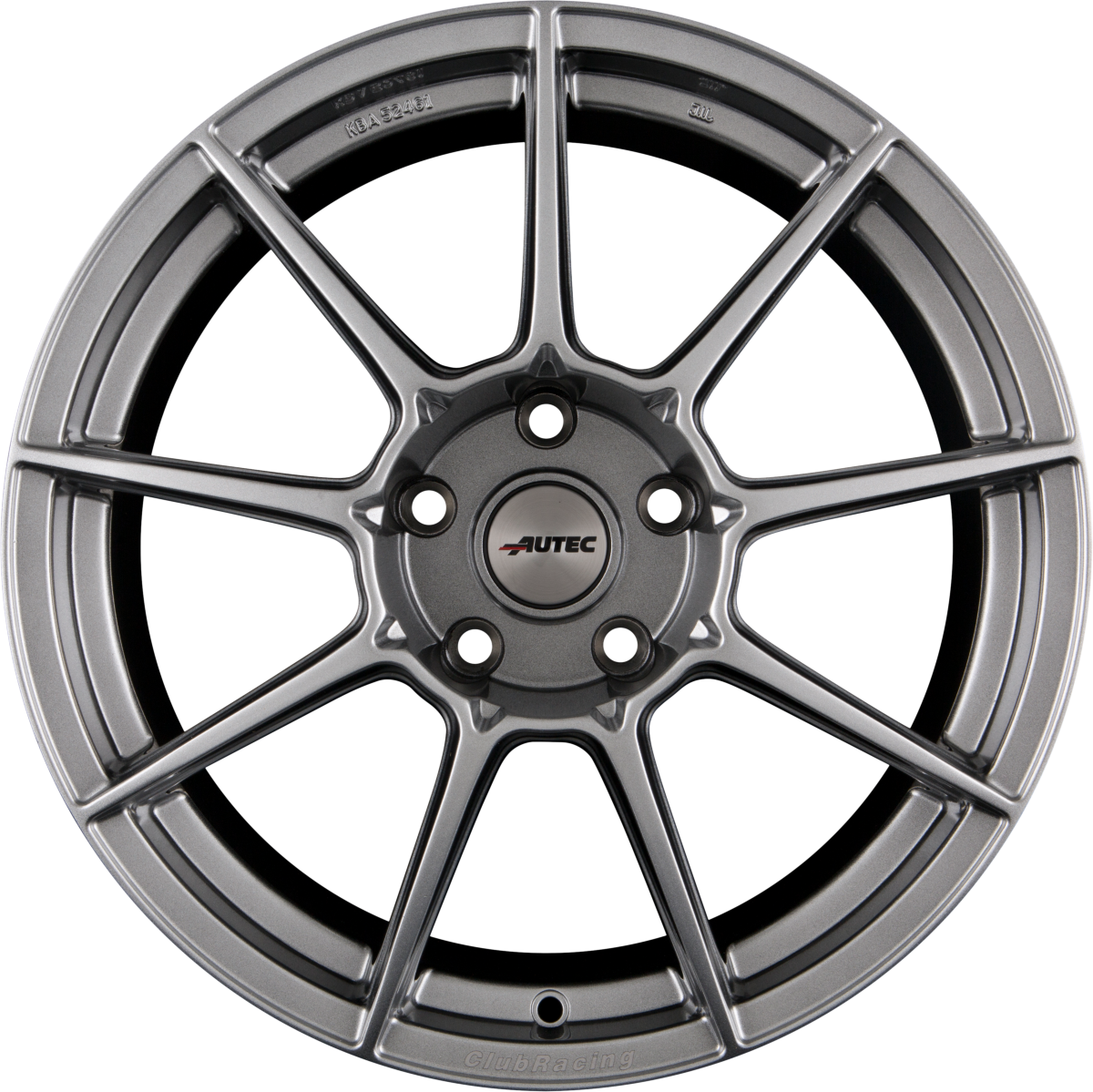 Autec Clubracing (CR) Hyper Silver Alufelge 7.5x17 Zoll ET40 LK 5x114.3 ML70