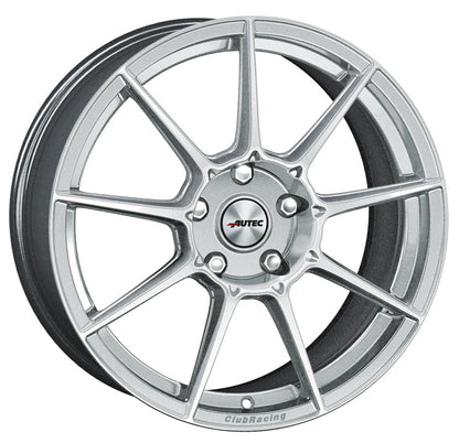 Autec Typ CR - ClubRacing hyper silber 8.5x18 ET46 - LK5/112 ML70