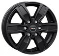 Autec Typ Q - Quantro 6-Loch schwarz matt Alufelge 6.5x16 Zoll ET56 LK 6x139.7 ML92.4
