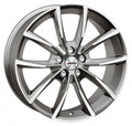 Autec Typ AS - Astana titansilber poliert Alufelge 8x18 Zoll ET42 LK 5x108 ML65.1