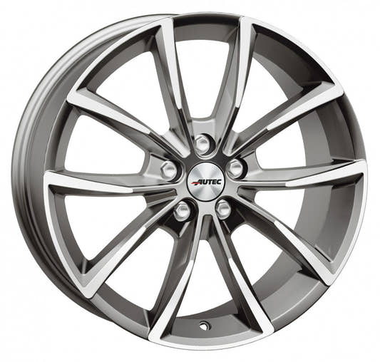 Autec Typ AS - Astana titansilber poliert 9x19 ET35 - LK5/112 ML66.6