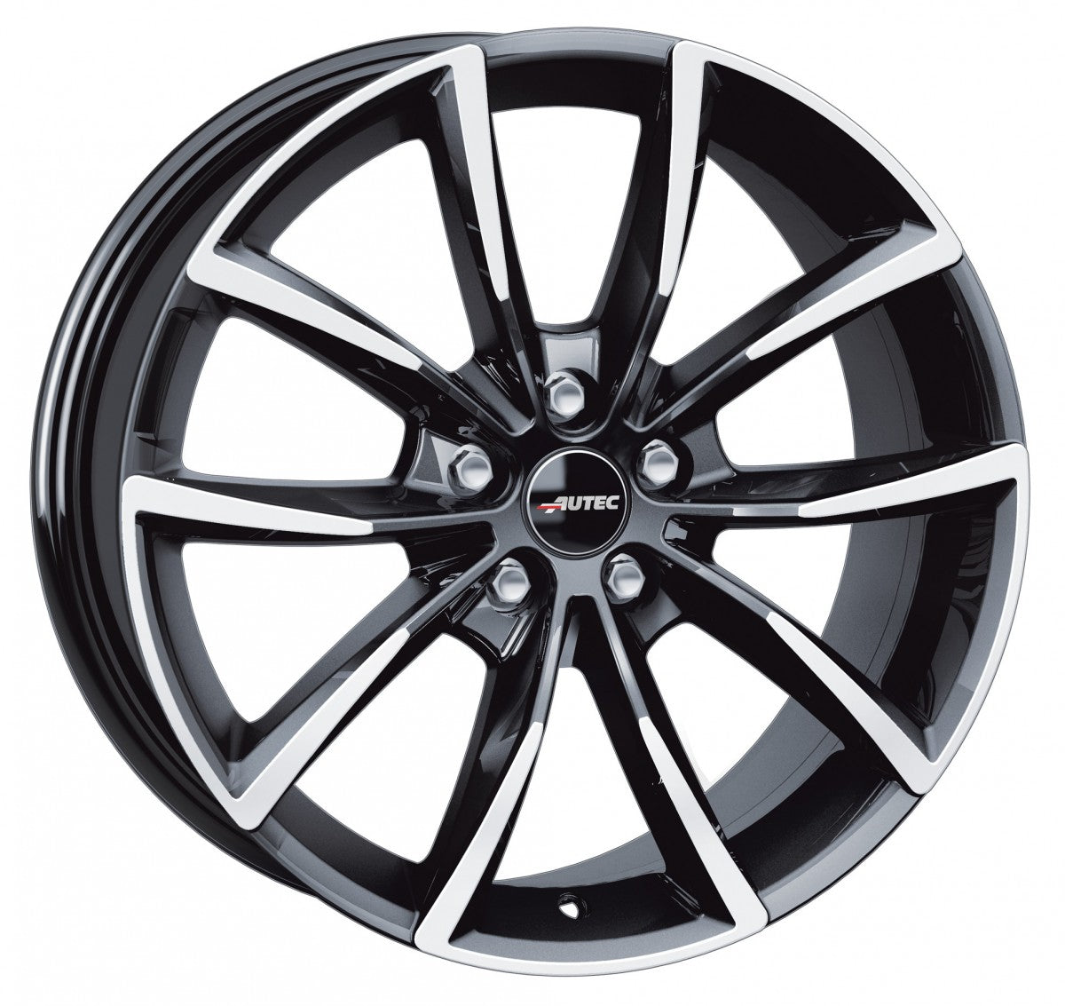 Autec Typ AS - Astana schwarz poliert 9x20 ET43 - LK5/108 ML63.3