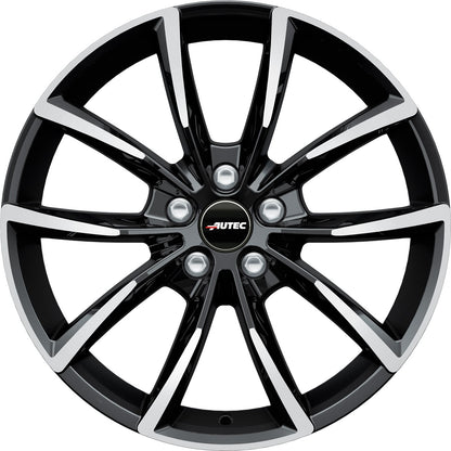 Autec Typ AS - Astana schwarz poliert 9x20 ET43 - LK5/108 ML63.3
