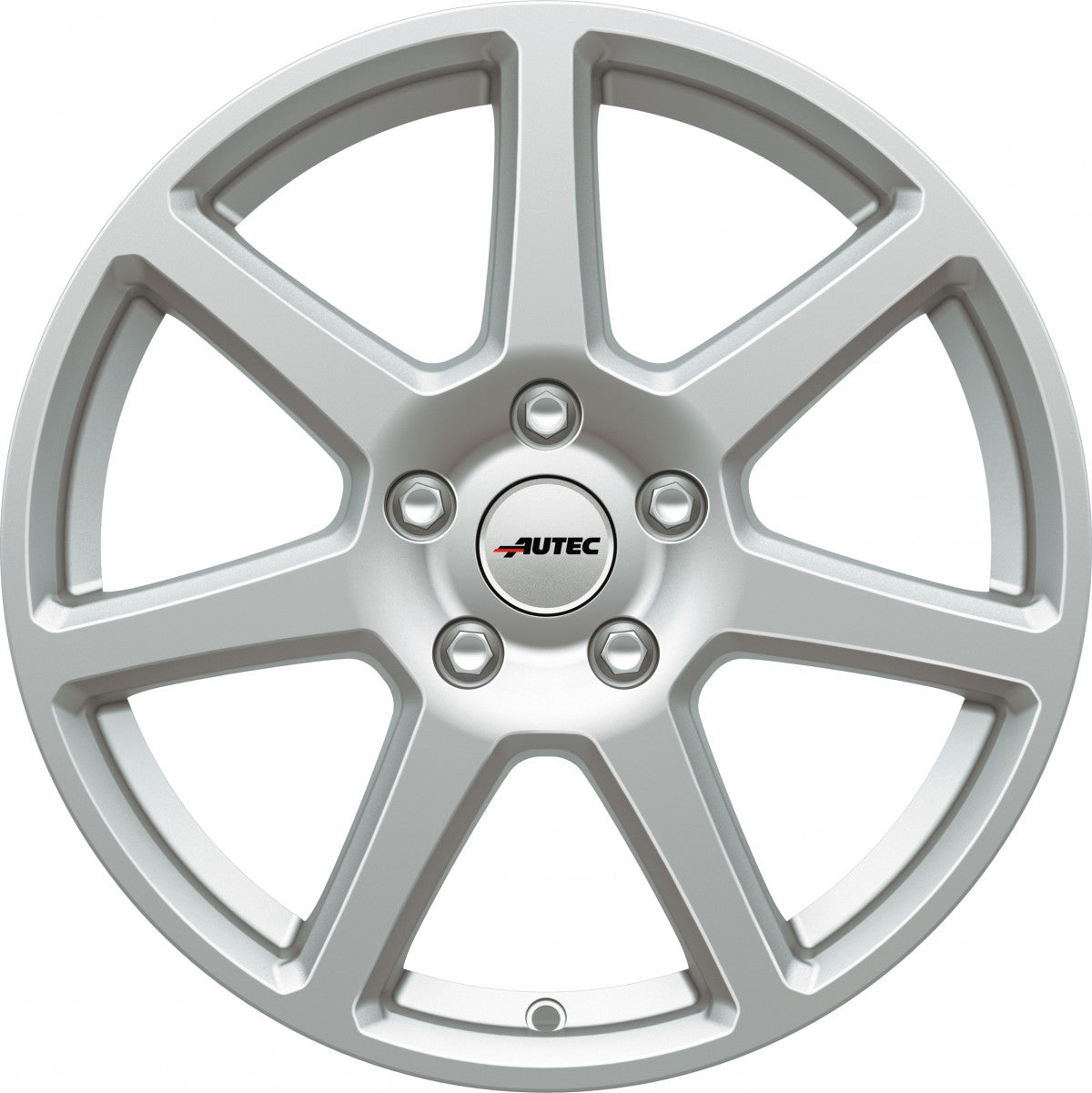Autec Typ TL - Tallin brillantsilber lackiert 7.5x17 ET40 - LK5/100 ML60.1