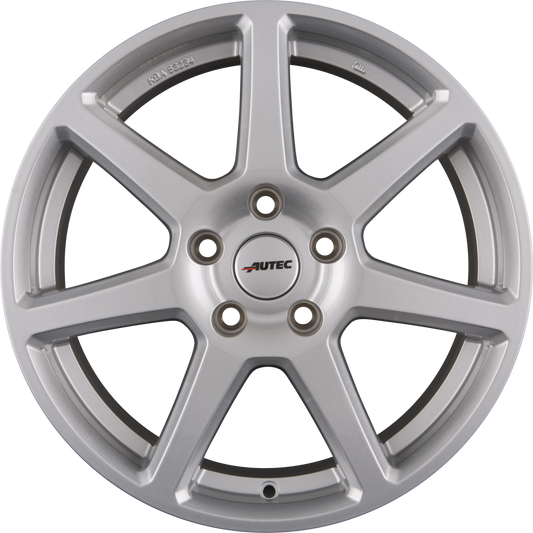 Autec Typ TL - Tallin brillantsilber lackiert Alufelge 7.5x17 Zoll ET48 LK 5x112 ML70