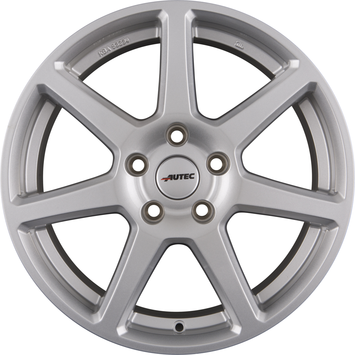 Autec Typ TL - Tallin brillantsilber lackiert Alufelge 7.5x17 Zoll ET48 LK 5x112 ML70