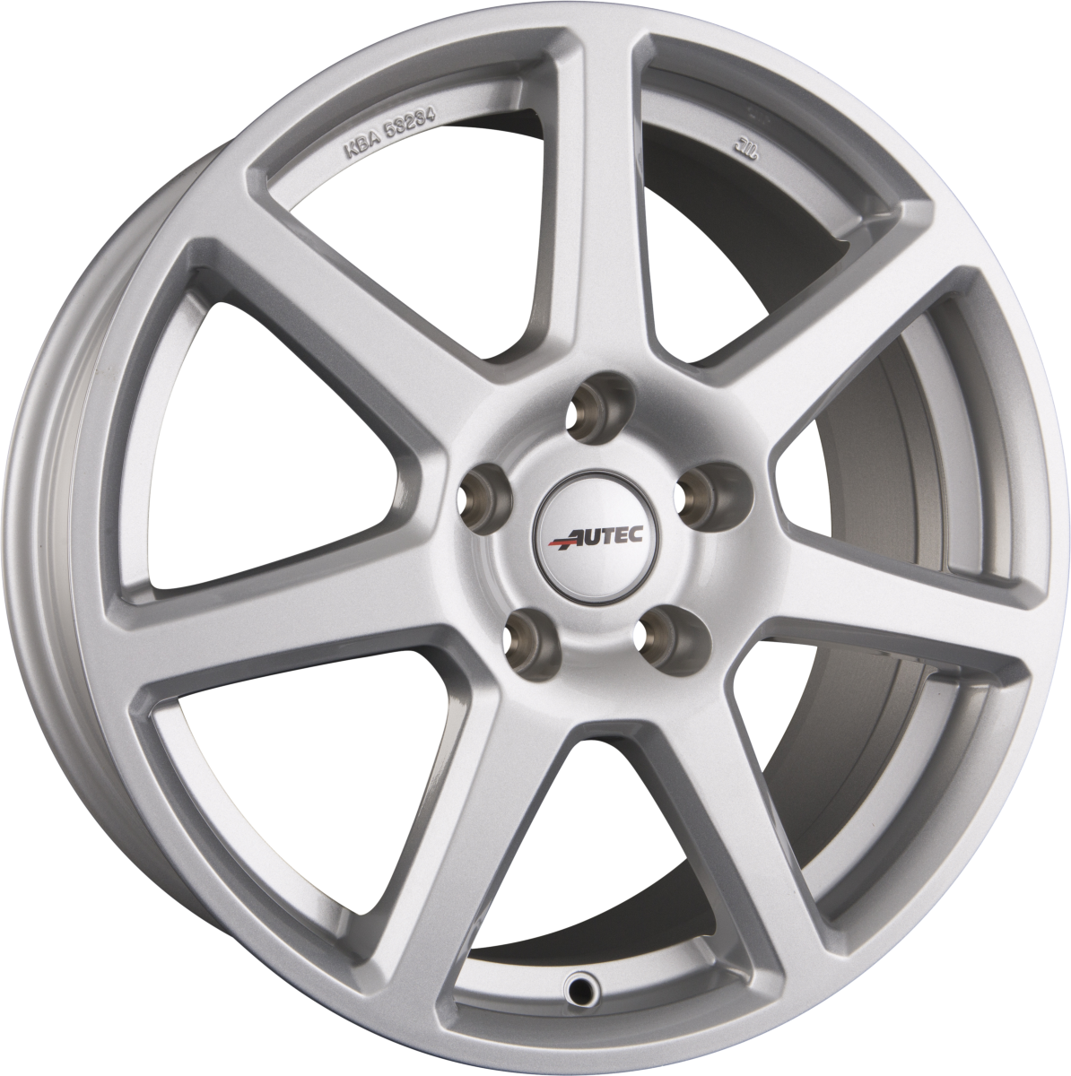 Autec Typ TL - Tallin brillantsilber lackiert Alufelge 7.5x17 Zoll ET48 LK 5x112 ML70 – Bild 2