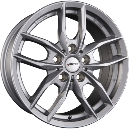 Autec Typ BV - Bavaris brillantsilber lackiert Alufelge 6.5x16 Zoll ET22 LK 5x112 ML66.6 – Bild 4