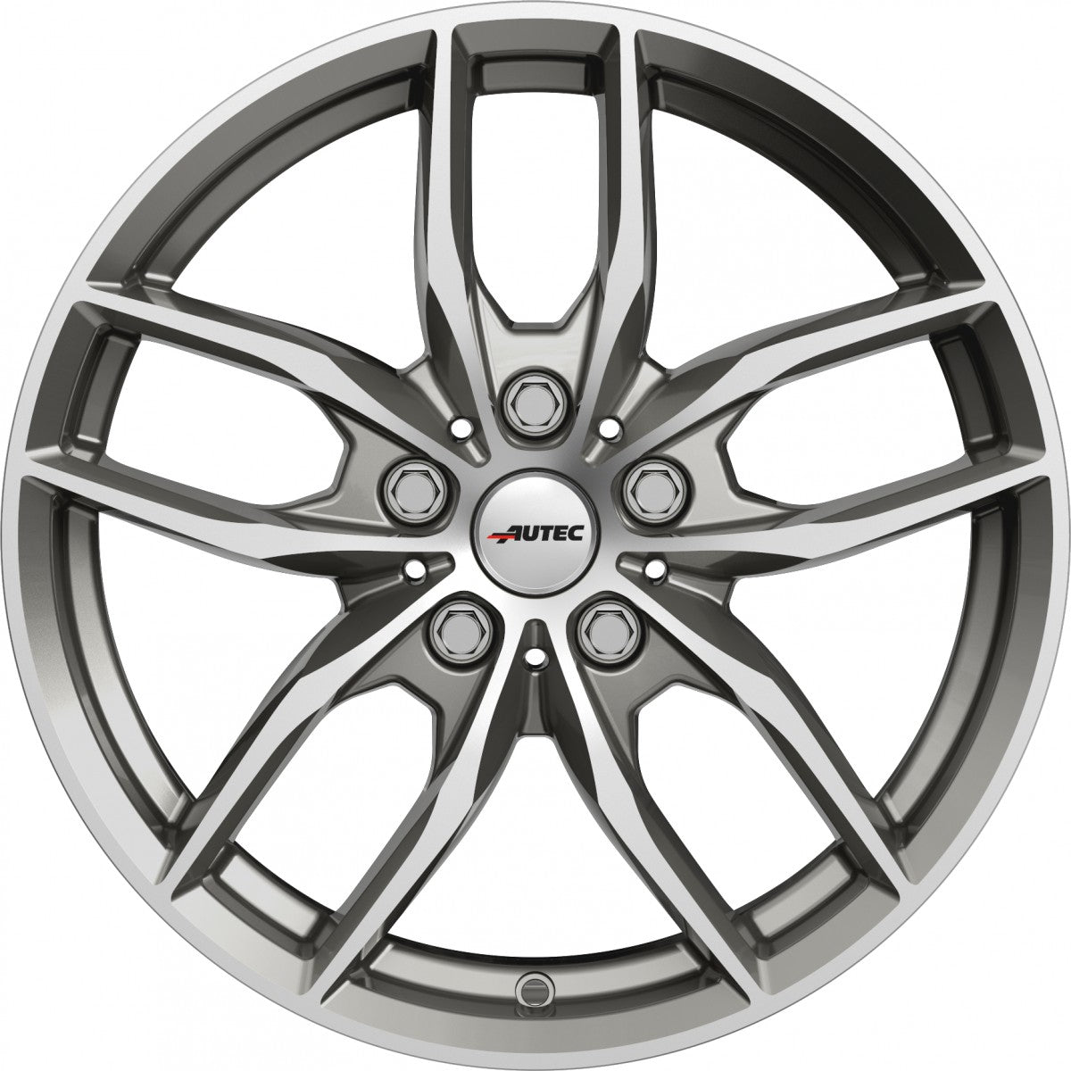 Autec Typ BV - Bavaris titansilber poliert 7.5x17 ET52 - LK5/112 ML66.6