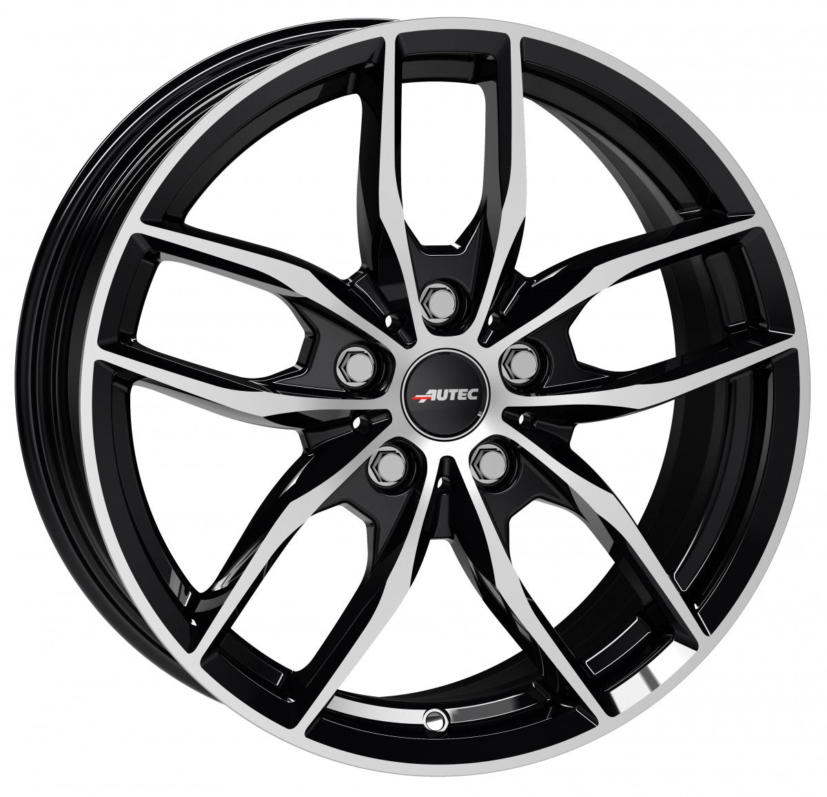 Autec Typ BV - Bavaris schwarz poliert 7.5x17 ET54 - LK5/112 ML66.6