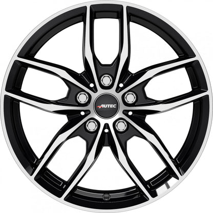 Autec Typ BV - Bavaris schwarz poliert 7.5x17 ET54 - LK5/112 ML66.6