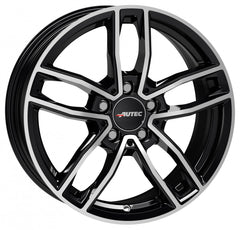Autec Typ MC - Mercador schwarz poliert Alufelge 6.5x17 Zoll ET38 LK 5x112 ML66.5