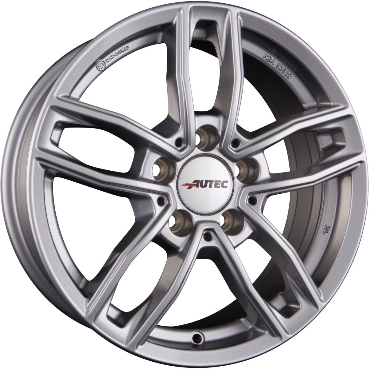 Autec Typ MC - Mercador brillantsilber Alufelge 7.5x17 Zoll ET36 LK 5x112 ML66.5 – Bild 4