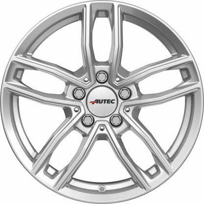 Autec Typ MC - Mercador brillantsilber 7.5x17 ET36 - LK5/112 ML66.5