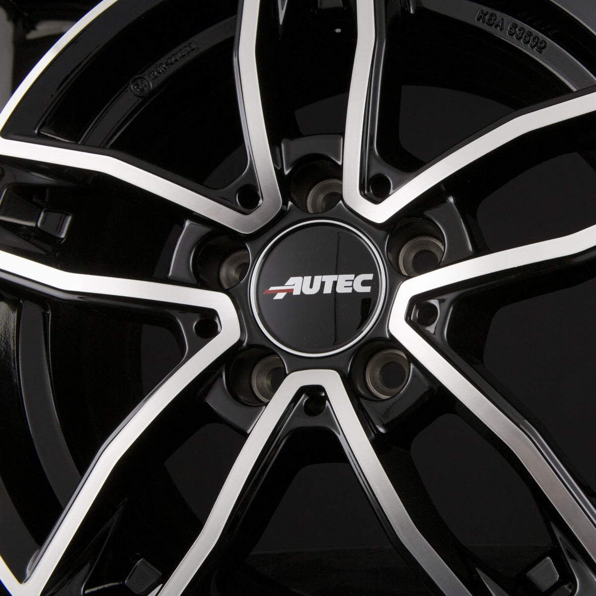 Autec Typ MC - Mercador schwarz poliert Alufelge 7.5x17 Zoll ET42 LK 5x112 ML66.5 – Bild 8