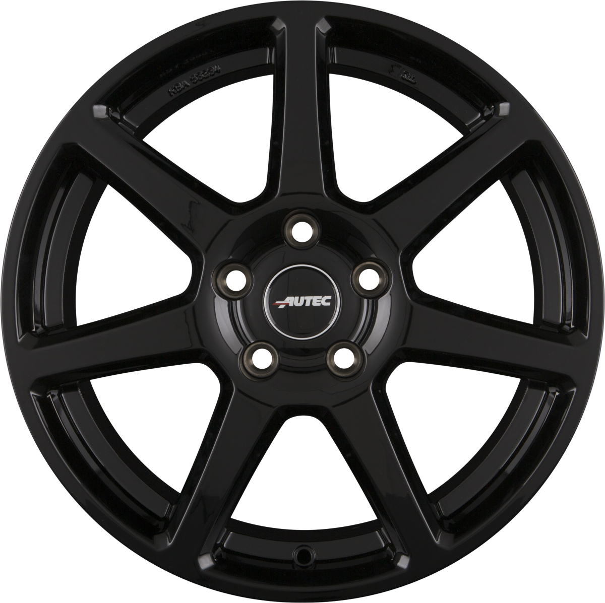 Autec Typ TE - Tallin ECE schwarz Alufelge 6.5x17 Zoll ET46 LK 5x114.3 ML67.1 – Bild 3