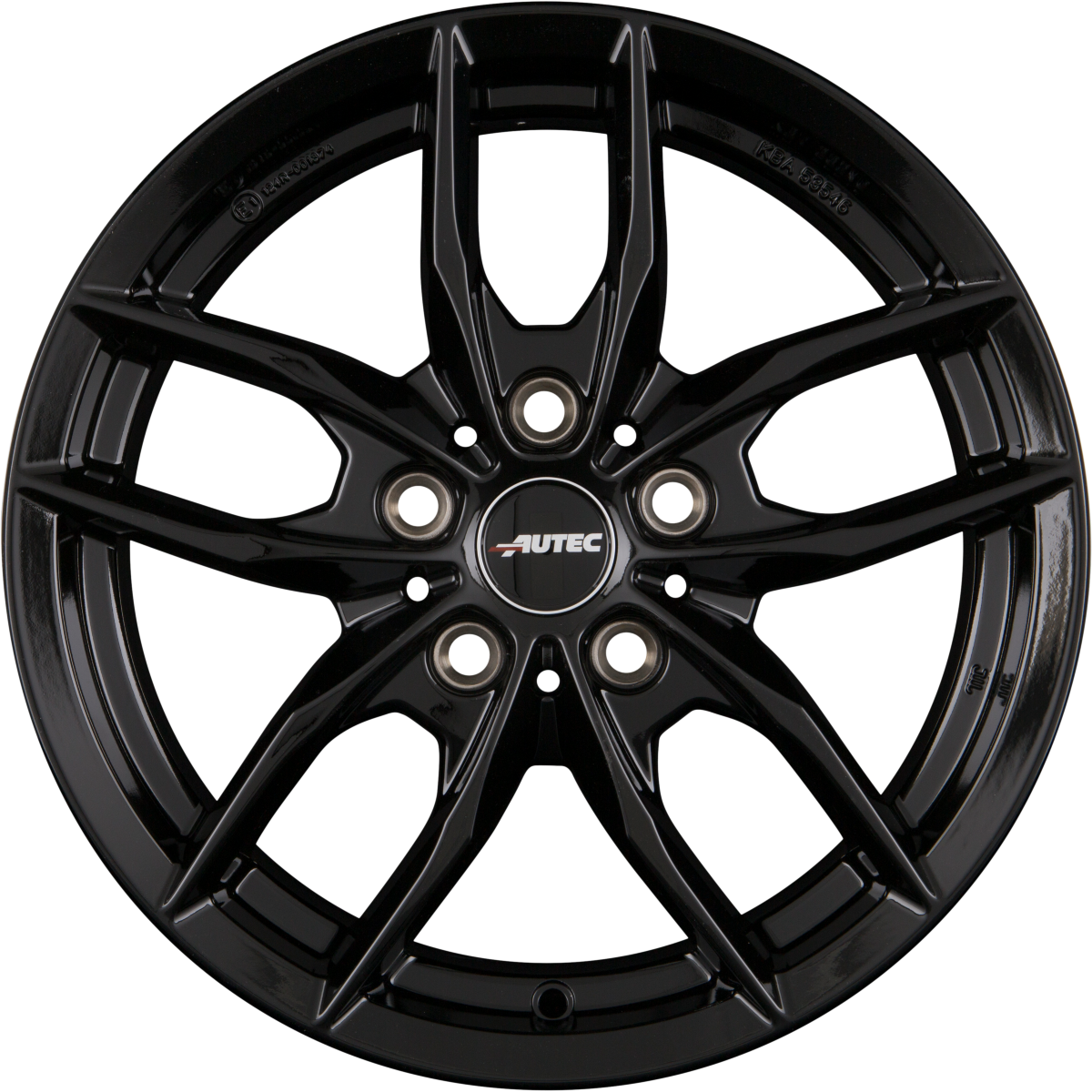 Autec Typ BV - Bavaris schwarz Alufelge 8x19 Zoll ET47 LK 5x112 ML66.6 – Bild 3