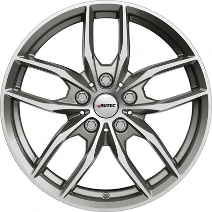 Autec Typ BV - Bavaris titansilber poliert 8x19 ET30 - LK5/112 ML66.6