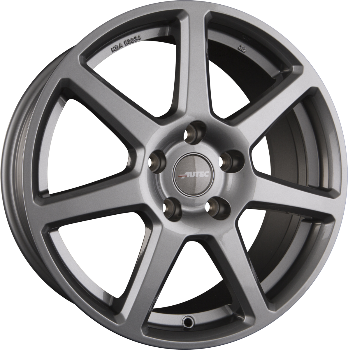Autec Typ TE - Tallin ECE titansilber Alufelge 8x19 Zoll ET42 LK 5x108 ML65.1 – Bild 4