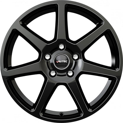 Autec Typ TL - Tallin schwarz 6.5x15 ET40 - LK5/114.3 ML70