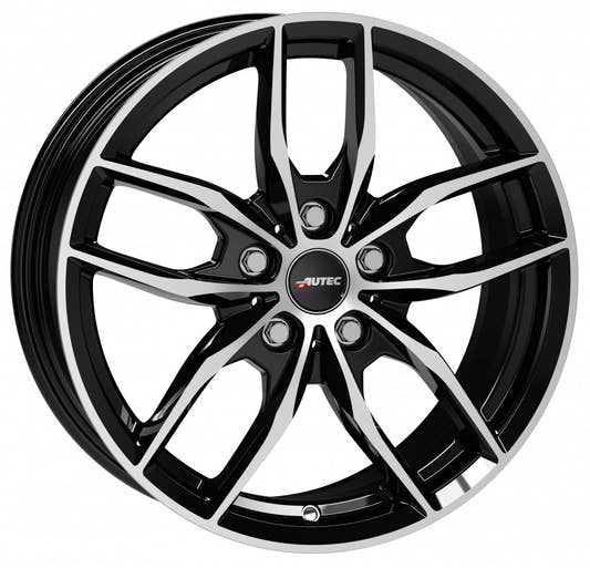 Autec Typ BV - Bavaris schwarz poliert 7.5x18 ET51 - LK5/112 ML66.6