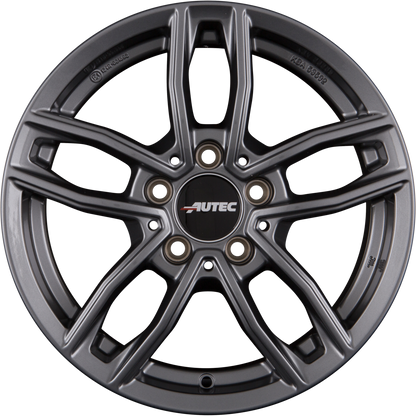 Autec Typ MC - Mercador titansilber Alufelge 8x19 Zoll ET40 LK 5x112 ML66.5 – Bild 3