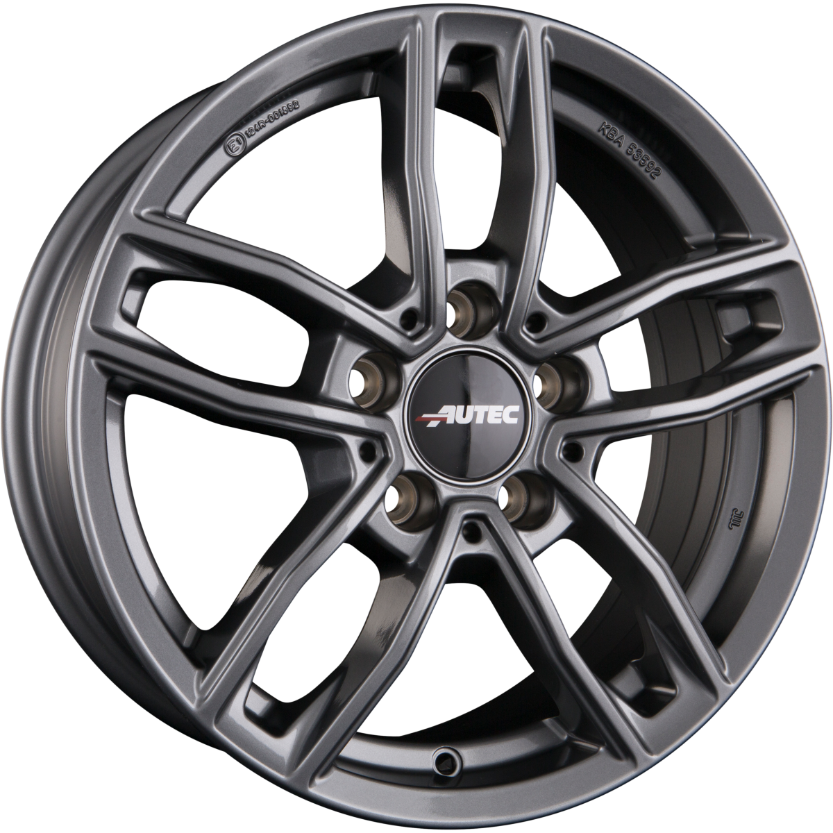 Autec Typ MC - Mercador titansilber Alufelge 8x19 Zoll ET40 LK 5x112 ML66.5 – Bild 4