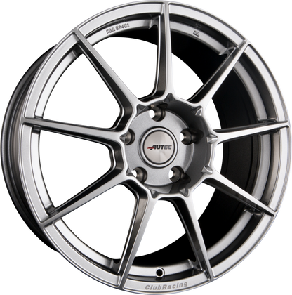 Autec Clubracing (CR) Hyper Silver Alufelge 8.5x19 Zoll ET45 LK 5x112 ML70 – Bild 2