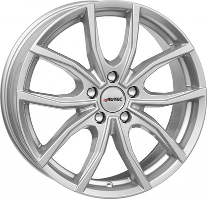 Autec Typ VD - Vidra brillantsilber 6.5x16 ET47 - LK5/100 ML57.1