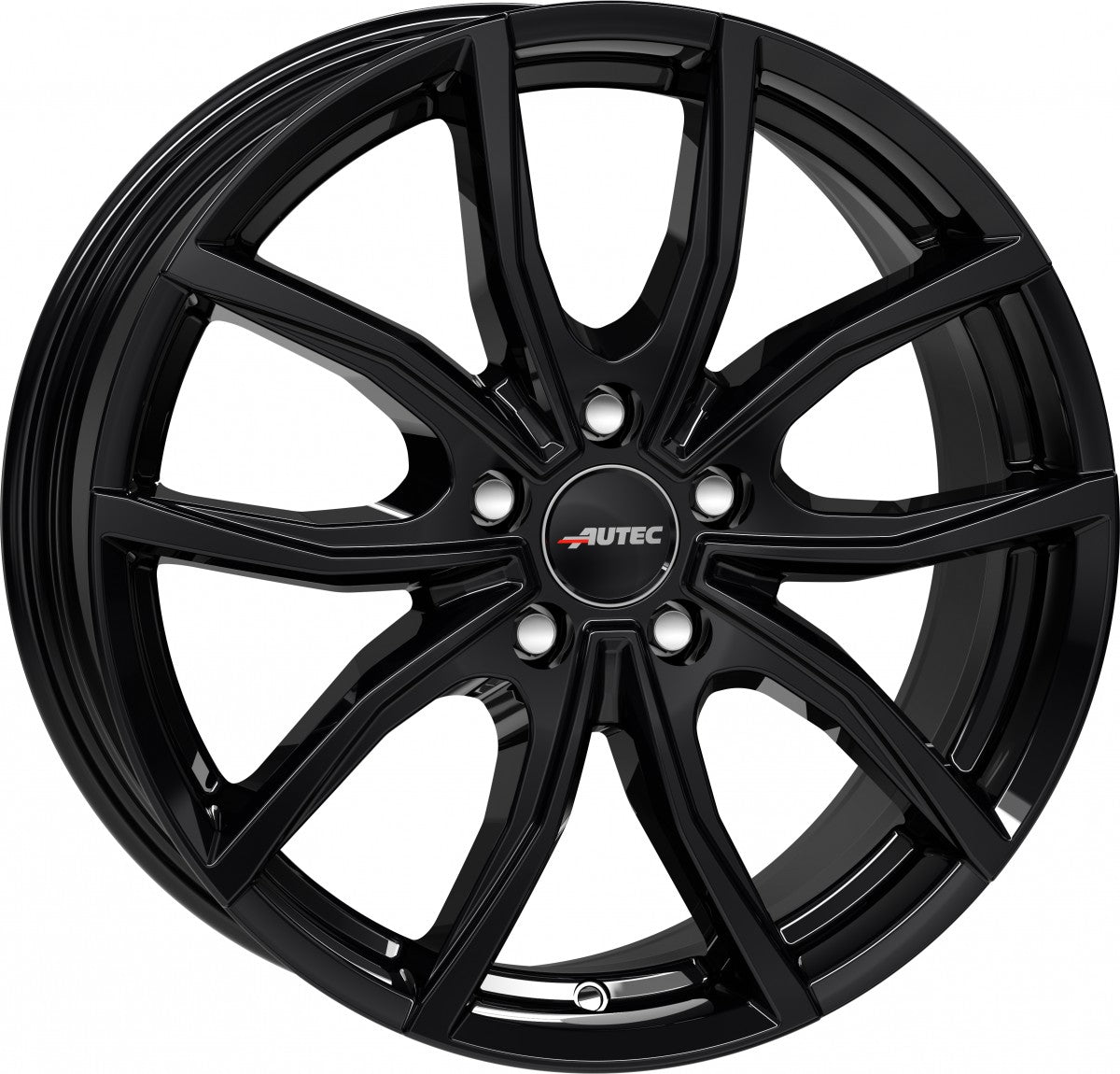 Autec Typ VD - Vidra schwarz 6.5x17 ET39 - LK5/100 ML57.1