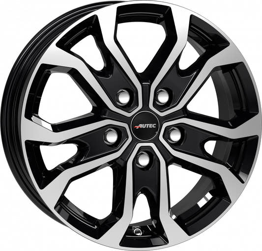 Autec Typ KS - Kiso schwarz poliert 6.5x16 ET44 - LK5/120 ML65.1