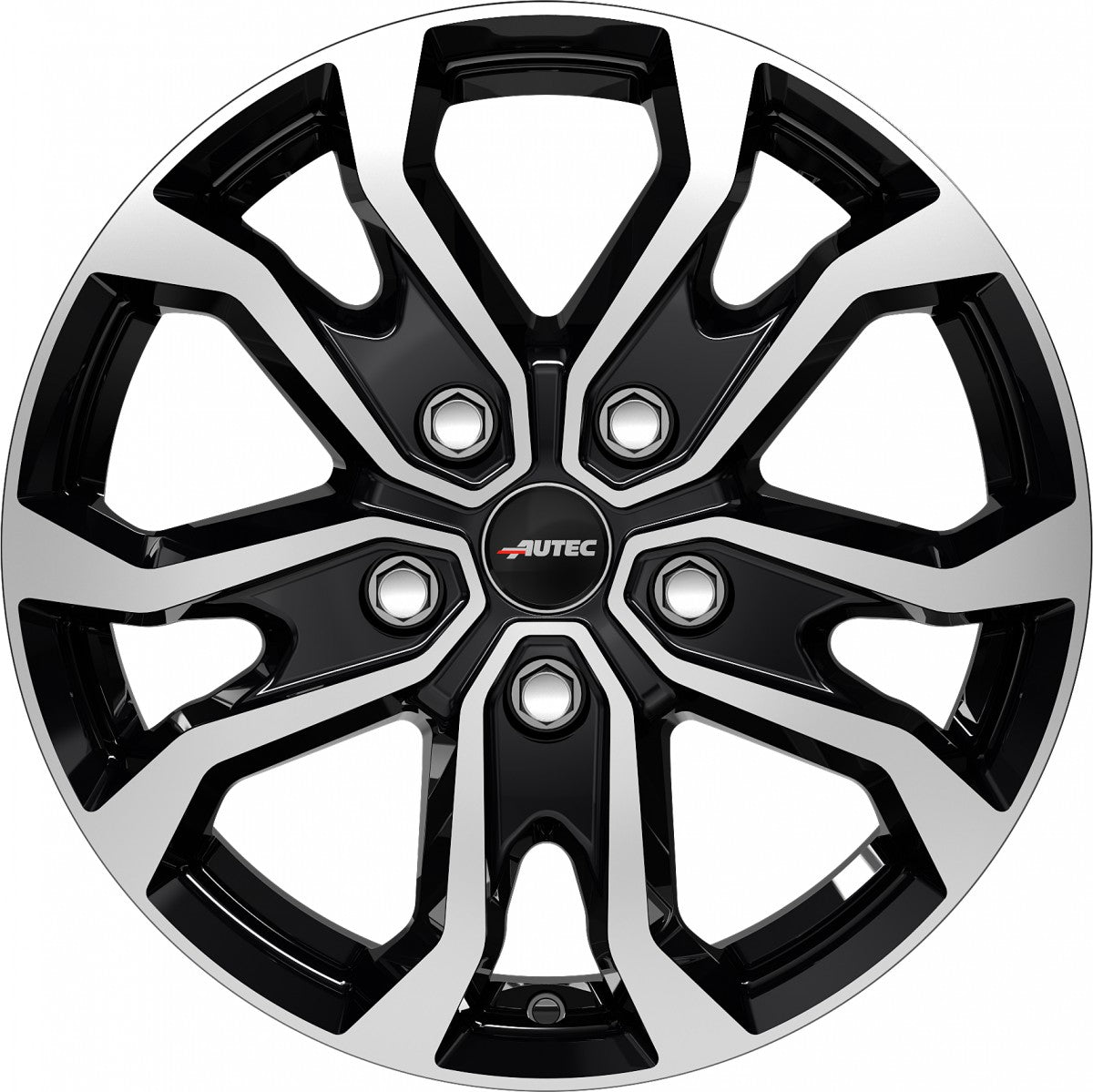 Autec Typ KS - Kiso schwarz poliert 6.5x16 ET44 - LK5/120 ML65.1