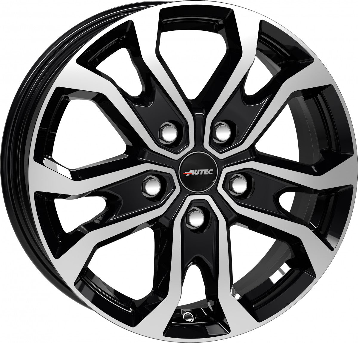 Autec Typ KS - Kiso schwarz poliert 6.5x16 ET52 - LK5/112 ML66.5