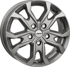 Autec Typ KS - Kiso titansilber Alufelge 7x17 Zoll ET46 LK 5x108 ML65.1