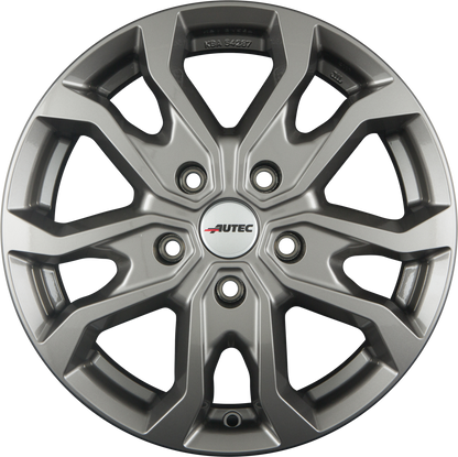 Autec Typ KS - Kiso titansilber Alufelge 7x17 Zoll ET51 LK 5x112 ML66.5 – Bild 3
