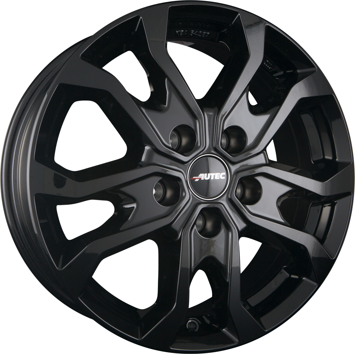 Autec Typ KS - Kiso schwarz Alufelge 7x17 Zoll ET46 LK 5x108 ML65.1 – Bild 4