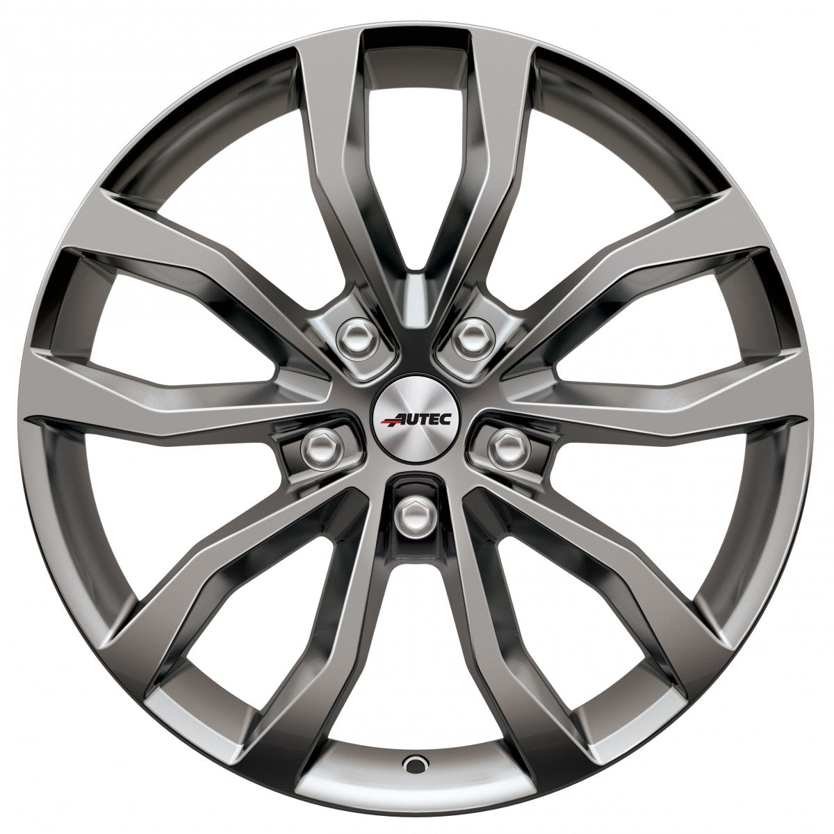 Autec Typ U - Uteca titansilber 8x18 ET60 - LK5/120 ML65.1