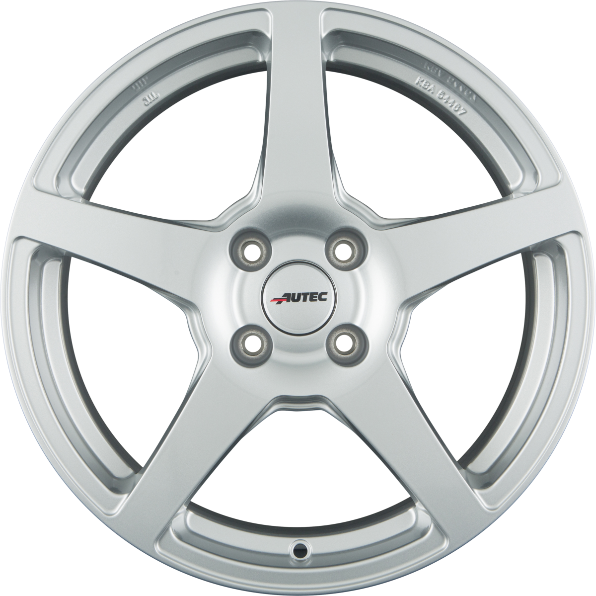 Autec Typ VL - Valea brillantsilber Alufelge 6.5x16 Zoll ET37 LK 4x100 ML60.1 – Bild 3