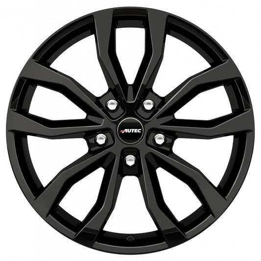 Autec Typ U - Uteca schwarz 9.5x19 ET42 - LK5/112 ML66.5