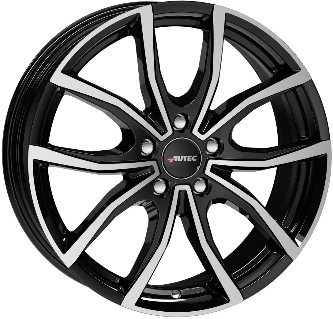 Autec Typ VN - Vidron schwarz poliert 6.5x16 ET50 - LK5/114.3 ML67.1