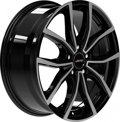Autec Typ VN - Vidron schwarz poliert 7x17 ET34 - LK5/112 ML66.5