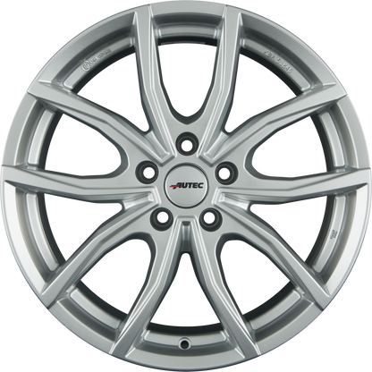 Autec Typ VN - Vidron brillantsilber Alufelge 7x17 Zoll ET40 LK 5x112 ML57.1 – Bild 4