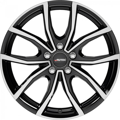 Autec Typ VN - Vidron schwarz poliert 7x18 ET43 - LK5/112 ML57.1
