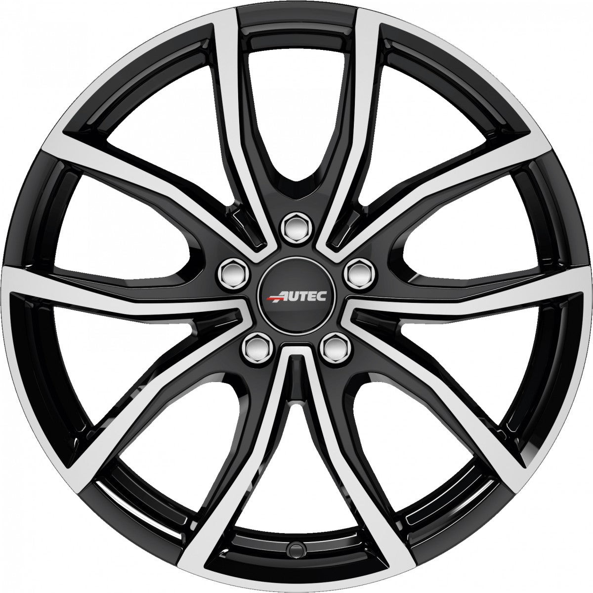 Autec Typ VN - Vidron schwarz poliert 7.5x18 ET50 - LK5/108 ML63.3