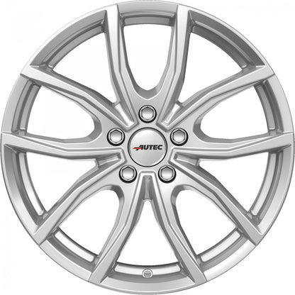 Autec Typ VN - Vidron brillantsilber 7.5x18 ET50 - LK5/108 ML63.3