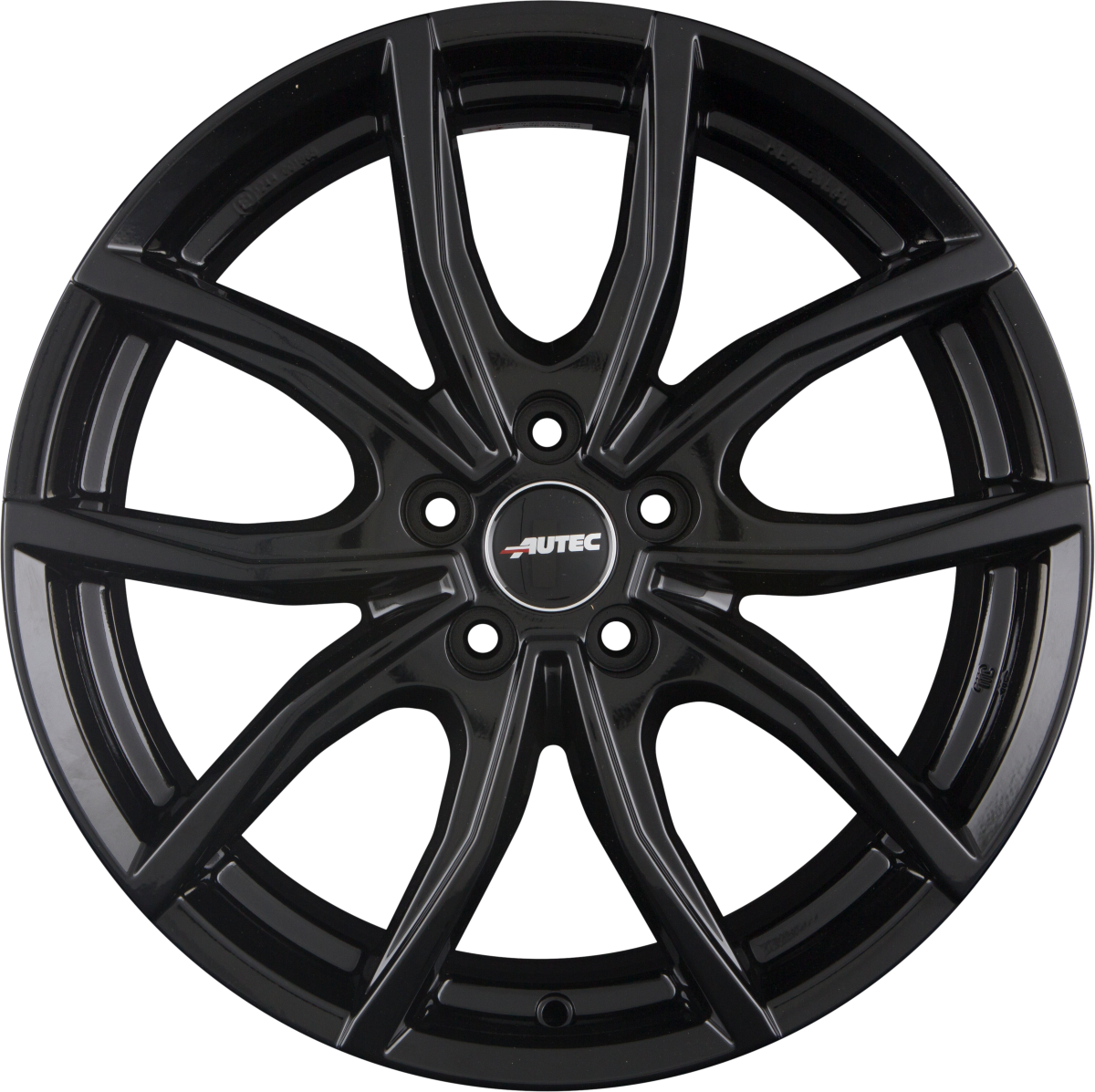 Autec Typ VN - Vidron schwarz Alufelge 7.5x18 Zoll ET49 LK 5x108 ML65.1 – Bild 4